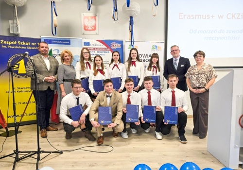 10 lat programu Erasmus+ w CKZiU nr 1 w Raciborzu - dekada doświadczeń, która zmienia przyszłość uczniów