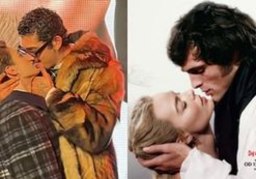 Kuba Szmajkowski i jego nowy chłopak odtwarzają POCAŁUNEK z 