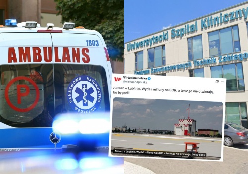 Lublin: chociaż sytuacja szpitali jest fatalna, nowy SOR czeka na otwarcie już trzy lata