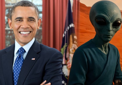 Barack Obama zapytany o kosmitów. 