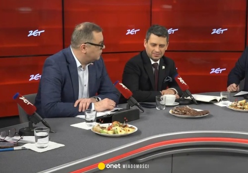 Spięcie polityków w studiu. Poszło o program SAFE. 