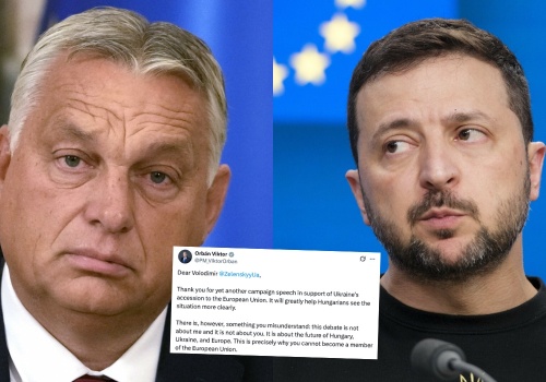 Orban obraził się na Zełenskiego za sugerowanie, że ten woli powiększać swój brzuch niż swoją armię