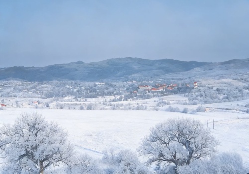 Słoneczny raj pokryty śniegiem. Niepowtarzalne zjawisko zimą, zmienia to miejsce nie do poznania