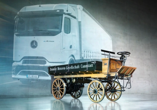 130-lecie ciężarówek Daimlera – model 1896 wystawiony dla szerokiej publiczności
