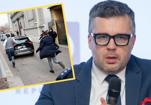 Michał Rachoń biegł za autem, w którym wieźli Zbigniewa Ziobrę. Jest wniosek do sądu