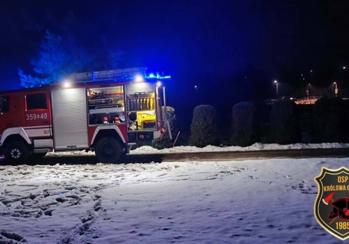 Pożar w pociągu w Mszalnicy. Ogień w wagonie