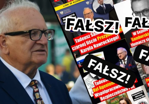 Podłość. Trolle biją w Samborskiego fejkami od sztucznej inteligencji