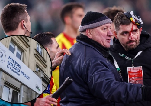 Skandal po meczu Radomiaka. Media: zatrzymany pracownikiem... Miejskiego Urzędu Pracy w Radomiu