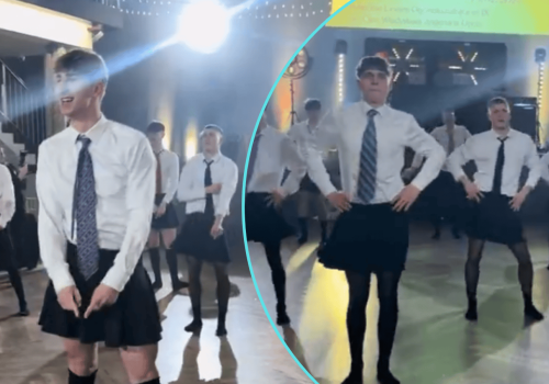 Niecodzienne sceny na studniówce. Nagranie z Polski obiegło sieć