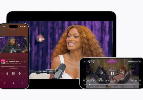 Apple wprowadza nowe doświadczenie wideo w Apple Podcasts