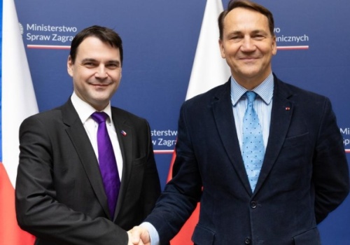 Sikorski spotkał się w Warszawie z Macinką. Ministrowie rozmawiali o polsko-czeskim sporze terytorialnym sprzed blisko 70 lat