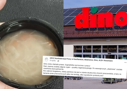 Pracownicy Dino alarmują, że ich koleżanka została zwolniona za zrobienie zdjęcia 