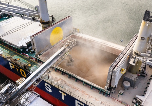 Więcej zboża na morzach. Morski handel produktami rolnymi urósł