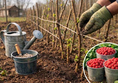 Rozsyp w marcu przy malinach, a nie nadążysz ich zbierać