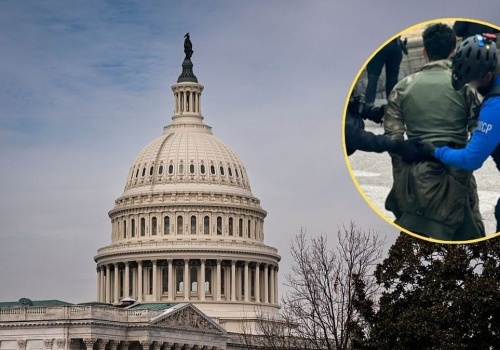 Niebezpieczny incydent w pobliżu Kapitolu. Zatrzymano uzbrojonego mężczyznę