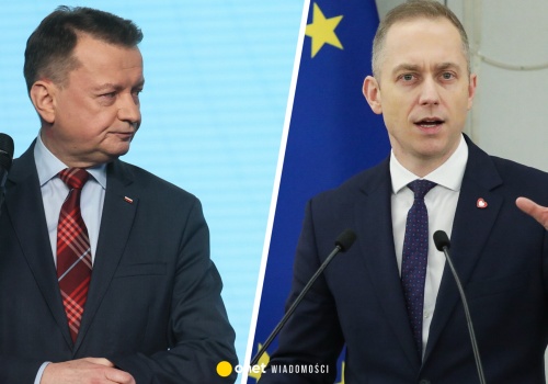 Cezary Tomczyk reaguje na słowa Mariusza Błaszczaka. 