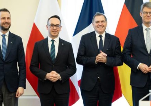 Polska, Niemcy i Francja podpisały dokument o współpracy w zakresie transportu