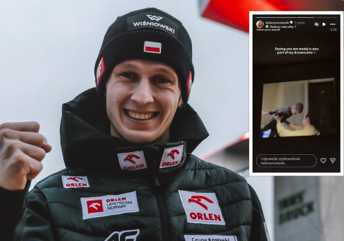 Od skoku w ramiona taty do olimpijskiego srebra. Wzruszające nagranie Pawła Wąska