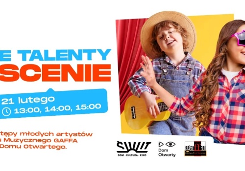Młodzi artyści w G City Targówek. Teatr Muzyczny Gaffa i Dom Otwarty zapraszają na wyjątkowe występy