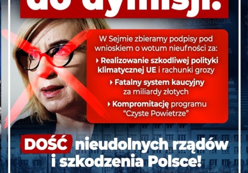 Minister Paulina Hennig-Kloska DO DYMISJI!