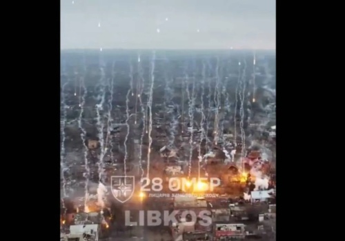 Rosjanie zaatakowali bombami fosforowymi. 