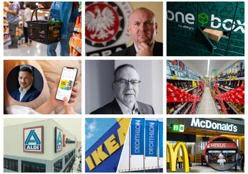 TOP 10 tygodnia: Magre, Allegro, Auchan, Aldi, Wojtunik, sprzedaż detaliczna, McDonald‘s, Erli, akcyza, Decathlon, Ikea