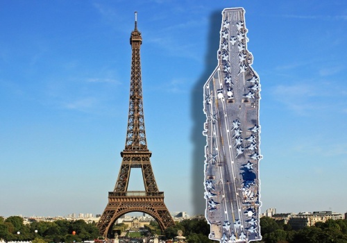 Ten okręt pomógł w ataku na Iran. Jest większy od wieży Eiffla