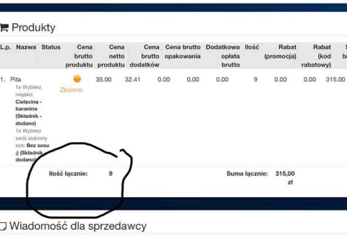 Zielona Góra. To bezmyślność, ktoś dla żartu zamówił dziewięć kebabów i nie odebrał