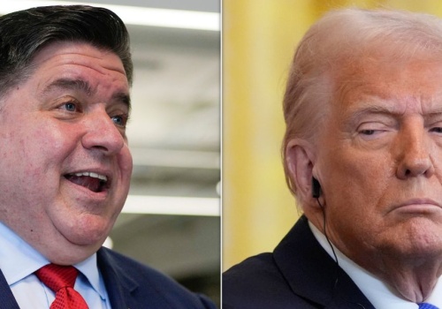 Prezydent Donald Trump i gubernator Illinois J.B. Pritzker znowu wymienili się uszczypliwymi uwagami