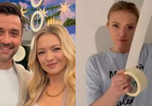 Barbara Kurdej‑Szatan z mężem chwycili za wałek i SAMI WYREMONTOWALI sypialnię. Fajnie wyszło? (FOTO)