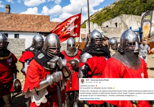 Polska reprezentacja rycerzy zbiera na wyjazd, chcą zawalczyć w mistrzostwach świata w Danii