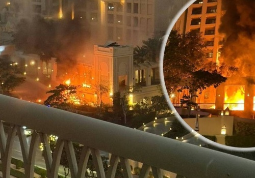 Atak powietrzny w ZEA. Pożar luksusowego hotelu, są ranni