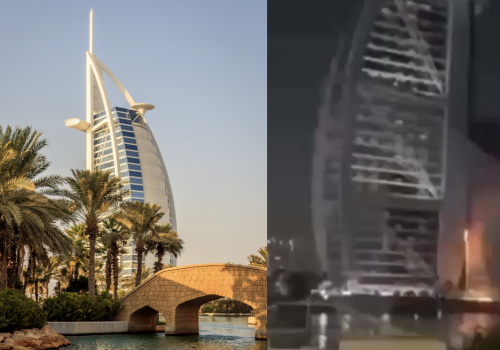 Irański dron uderzył w jeden z symboli Dubaju. Linie wciąż odwołują loty na potęgę