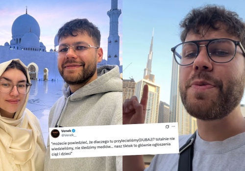 Para influencerów z Polski utknęła w Dubaju, tłumaczą się, że 