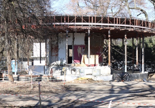 Jordanówka w Parku Jordana w remoncie