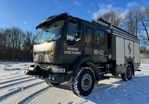 Kolejny nowy wóz trafił do Wojskowej Straży Pożarnej CSWL