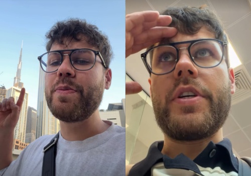 Youtuber i jego ukochana w ciąży wybrali się do Dubaju. Przygotowali się na najgorsze