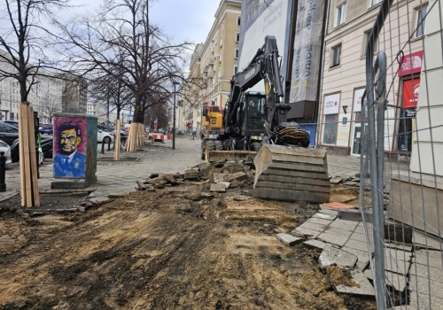 Twarda bez połączenia z Aleją Jana Pawła II. Budowa drogi dla rowerów