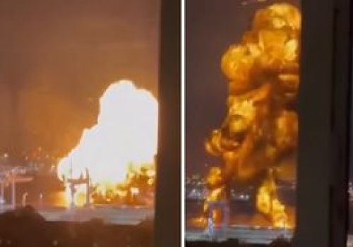 Ogromna eksplozja. Ukraińcy zaatakowali rosyjski port
