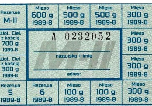 Kartki na mięso – relikt minionej epoki, który wciąż przyciąga kolekcjonerów!