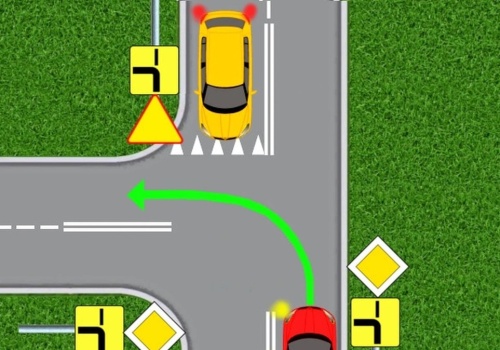 Włączasz kierunkowskaz na pierwszeństwie łamanym? Podstawowy błąd kierowców