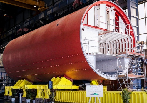 Stępka pod nowy okręt podwodny dla Włoch. Tak się prezentuje