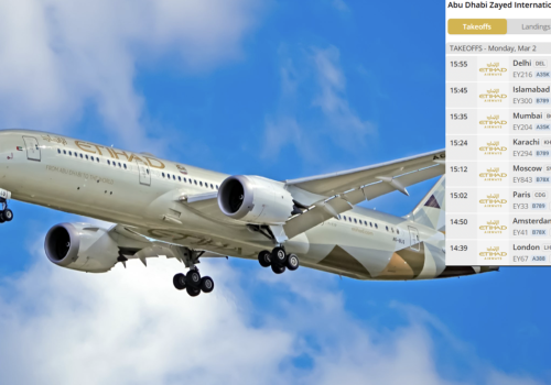 Etihad wznowił loty! Z Abu Zabi wystartowało 8 samolotów, lecą m.in. do Londynu, Paryża i Moskwy
