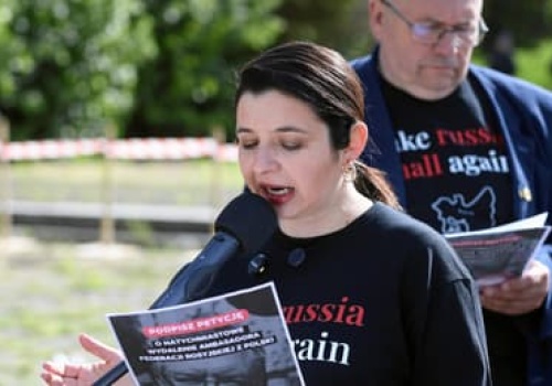 Radosław Sikorski dziękował Natalii Panczenko, hejtowanej przez prawicę. A Panczenko na to...