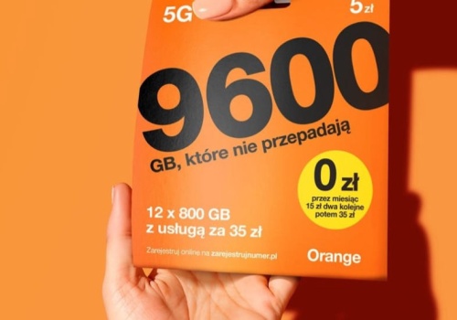 Uwielbiana promocja na kartę w Orange przedłużona, do tego z ekstra paczką internetu
