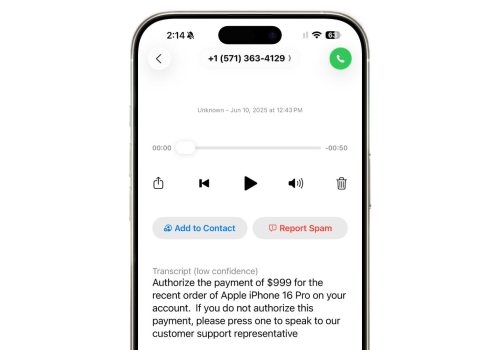 Warto zgłaszać spam na iPhonie lub Macu – dla Apple to cenne dane