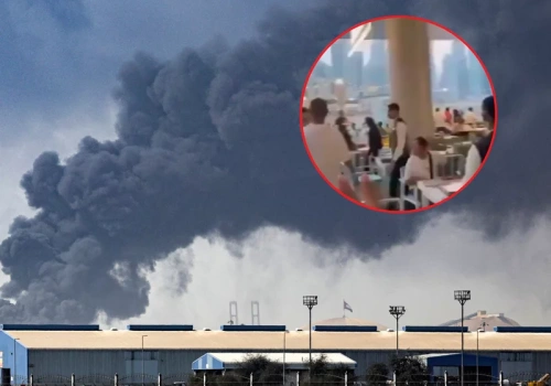 Turystów w Dubaju ogarnął strach. Nagranie robi wrażenie