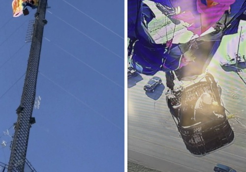 Dramatyczna akcja ratunkowa. Pasażerowie balonu utknęli na 280 metrach