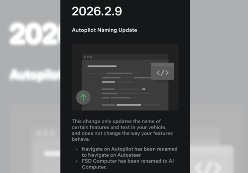 Aktualizacja 2026.2.9 Tesli zmienia nazwę Autopilota, komputera FSD i… wprowadza FSD v14 do Europy? Na razie tryb bierny?