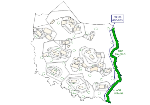 PAŻP wprowadza strefę ograniczenia w ruchu lotniczym na wschodzie Polski